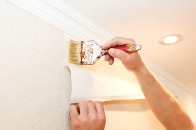 Pose de papier peint à Vivonne — revêtements muraux et toiles de verre